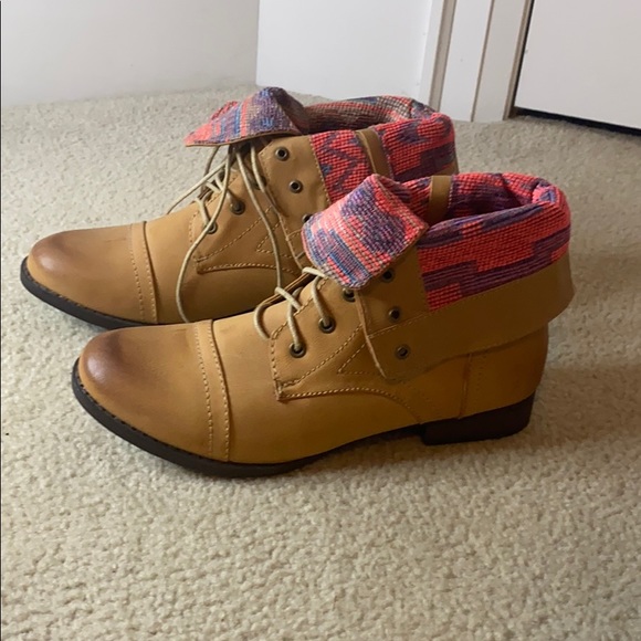 Light Brown Ankle Boots